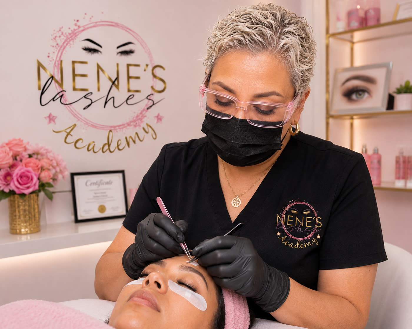 Alumnas y clases de Nene's Lashes Academy
