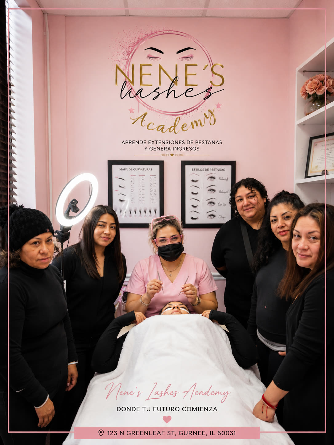 Alumnas y clases de Nene's Lashes Academy