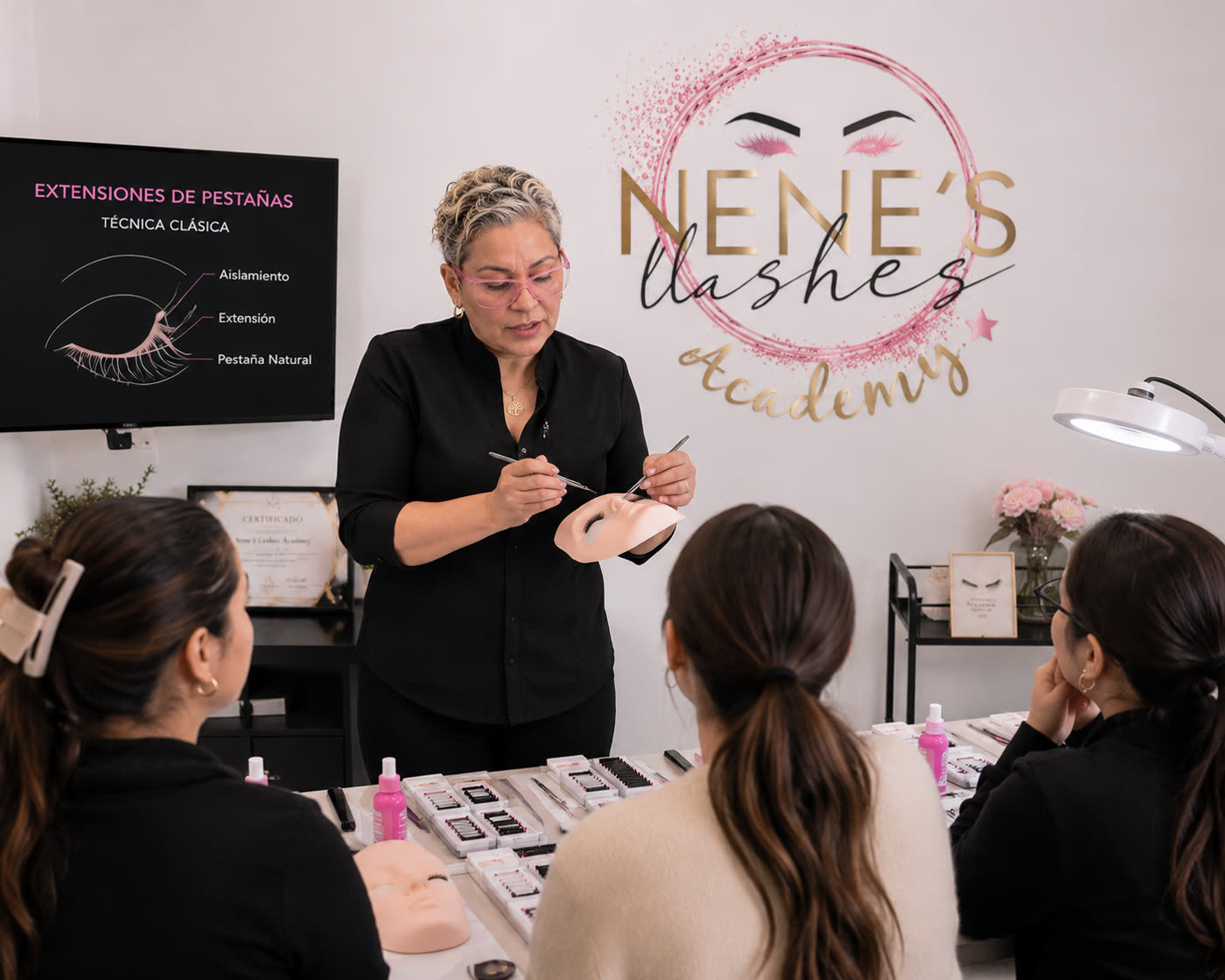 Formación en Nene's Lashes Academy